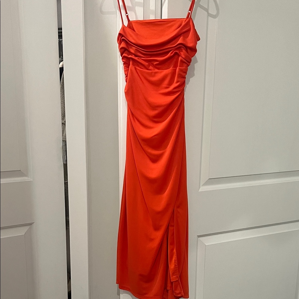 ASTR Coral Midi Dress